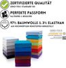 Hometex Premium Textiles Spannbettlaken Premium Boxspringbett Spannbetttuch ideal für Wasserbett und Matratzen, Jersey, Gummizug: Rundumgummizug, Spannbettlaken Premium Qualität 190 g/m², Gekämmte Baumwolle Bild 2