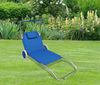 VCM Sonnenliege Dach 917021 Blau Ca. L. 165 x H. 16 x B. 65 cm Bild 2