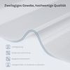 WOLTU Doppelrollo Klemmfix ohne Bohren Grau 100x120 cm (BxH), Duo Rollo Zebrarollo Fensterrollo Klemmrollo Seitenzugrollo Easyfix lichtdurchlässig & verdunkelnd Rollos für Fenster und Tür Bild 5
