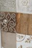 Kommode Santosh 40 x 32 x 70 cm Tannen-Holz Weiß mit Fachboden und Türfrontdekor Bild 5