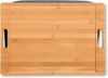 Neustanlo | Knietablett aus Holz | mit Griffen | gepolstert für hohe Stabilität | Bambus Textil | Maße: 45 x 31 cm/Höhe: 8 cm | ideal zum Essen, Lesen oder Arbeiten Bild 3