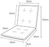 Madison G148 Niederlehner Gartenstuhl Auflagen Kissen 105x50x8cm grau Bild 3