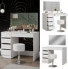 Schminktisch Thalia Weiß 100 cm mit Hocker Vicco Bild 2