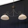 Wofi LACCHINO 128 Rustikale Pendelleuchte, 2x E27, Antik braun, 78cm Bild 4