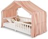 IDIMEX Betthimmel LIAN, Betthimmel Kinder aus Musselin mit Pompons rosa Bild 3
