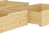 Erst-Holz Bettkasten für Doppelbetten - 3-teilig - Kiefer Natur - 90.10-S3 Bild 4