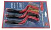 TrendLine 3-teilig Drahtbürsten-Set, Stahl Rot, 7 x 3,5 cm Bild 4