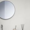 Blomus RIM Wandspiegel, Spiegel, Hängespiegel, Stahl pulverbeschichtet, Nomad, 80 cm, 65923 Bild 5