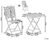Beliani 'BORMIO' Bistro Set, Metall schwarz Bild 3