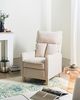 Fernsehsessel ROYSTON Stoff Beige Bild 2
