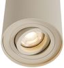 Qazqa LED Aufbaustrahler Rondoo, ohne Leuchtmittel, Extra-Warmweiß, QAZQA Aufbau­spot, gu10, Beige, Aluminium, Modern Bild 2