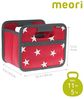Meori - Faltbox Mini Aufbewahrungsbox Klappbox Hibiskus Rot Sterne A100306 Bild 3
