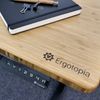 Desktopia Pro elektrisch höhenverstellbarer Schreibtisch, Ergonomischer Tisch mit Memory-Funktion, 5 Jahre Garantie - (Bambus Echtholz, 160x80 cm, Gestell Weiß) Bild 2