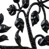 DRW Set mit 3 runden Regalen aus Metall mit Baum aus Metall und Holz in Schwarz und Natur, 39,5 x 30 x 49 cm Bild 3