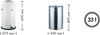Wesco Kickmaster Abfallsammler, 33 L, Graphit (184 631-13 ) Bild 4