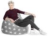 Magma Sitzsack Fluffy Stars Grau Bild 3