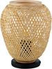 Eglo 43263 NATURE Tischleuchte DEMBLEBY Holz natur E27 1X40W H:25cm Ø20cm mit Kabelschalter Bild 1