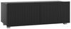 Lomadox Lowboard KEMPTEN-132, in schwarz matt, 4-türig, Breite 200 cm, Rillenfront Bild 5