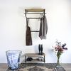 Garderobe Wandgarderobe RIZZOLI Weiß mit Ablage aus Eiche, von Spinder Bild 4