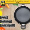 Krüger Bratpfanne Aluminium Großraumpfanne Gourmet, 28 cm, Aluminium (1-tlg), für Induktions-Kochfelder geeignet Bild 3