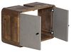 Waschbeckenunterschrank massivum Dingle 67x45x30 cm recycelte Pinie grau Betonoptik Badmöbel hängend Gäste-WC schmal modern Bild 4