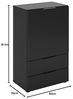 Kommode Sideboard Highboard 2 Schubladen 1 Tür DARK 5 Schwarz Bild 2