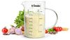Sendez® Messbecher 1L aus Borosikatglass Messkanne Dosierhilfe Literbecher Küchenhelfer Messbehälter Bild 5