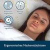 Beautissu BeauErgo BN Memory Foam Nackenstützkissen Bambus 65 x 40 x 14 cm Bild 3