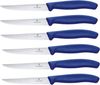 Victorinox 'Swiss Classic' Steakmesser, 6 tlg., Edelstahl blau, 11 cm Bild 1
