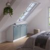 Küchenschrank für Dachschrägen R-Line Blau-Grau 140 cm 2er Set Vicco Bild 2