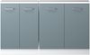 Küchenschrank für Dachschrägen R-Line Blau-Grau 140 cm 2er Set Vicco Bild 5
