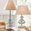 Mirabeau Tischleuchte Tischlampe Clamart leinen/antikbraun Bild 5