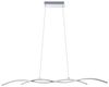 Eglo 96104 LED Hängeleuchte Lasana 2 in chrom und weiß 2X14W L:120 H:120cm Bild 2