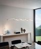 Eglo 96104 LED Hängeleuchte Lasana 2 in chrom und weiß 2X14W L:120 H:120cm Bild 4