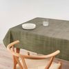 Belum Tischdecke, schmutzabweisend, Größe 140x140 cm, extraweich, Farbe Desert Salbei, 100, Stoff 100% Bio-Baumwolle, einfarbig Bild 4