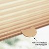 Sonello Plissee Klemmfix ohne Bohren 45x140 cm Beige Faltrollo Plisseerollo Jalousie für Tür & Fenster Blickdicht Sichtschutz Sonnenschutz Fertifplissee Rollo Bild 4