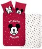 Disney Wendebettwäsche Mickey Mouse Disney 135x200cm, Renforcé, 2 teilig, Minnie Mouse, Wendebettwäsche mit Reißverschluss Bild 2