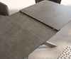 Esszimmertisch Daven Braun Keramik 160/200 x 90 x 76 cm ausziehbar Bild 4