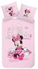 BERONAGE Wendebettwäsche Minnie Mouse Shopping Bettwäsche Linon / Renforcé, 100% Baumwolle, 2 teilig, 135x200 + 80x80 cm Bild 3