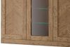 Standvitrine Cozy Glasvitrine 140x42x90cm Eiche Rustikal teilmassiv 3-türig Bild 5
