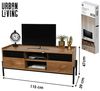 Urban Living TV-Schrank Fernsehtisch Fernsehschrank HELIO 151523 Bild 2