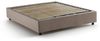 Talamo Italia - Doppelbett „Grace“, Bettkasten mit Stoffbezug, 100 % Made in Italy, Öffnung vorne, inklusive Matratze 160x200 cm, Taupe Bild 5