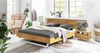 Möbel-Eins CURBY Kufenbett mit Kopfteil, Material Massivholz, rustikale Altholzoptik, Fichte, Kufen weiß natur 120x200 cm Bild 2