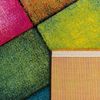 Paco Home Teppich Wohnzimmer Kinderzimmer Bunt Kurzflor Moderne 3D Optik Kariert Geometrische Muster, Grösse:200x290 cm, Farbe:Bunt 2 Bild 5
