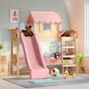 Wickey Kinderbett Crazy Fancy mit Rutsche 90x200 cm – Etagenbett für Kinder (Etagenbett mit Kletterleiter für Kinder), Massivholz Bild 2