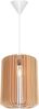 Nordlux Asti 30 Holzlamellen Pendelleuchte E27 naturfarbend Bild 4