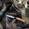 Opinel Tradition Luxury N°08 - Klappmesser - 8.5 cm - mattschwarze Klinge, gelbbraun mit gleichmäßig marmoriertem Griff Bild 5