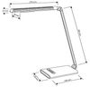 Alco LED-Tischleuchte Anthrazit Bild 3