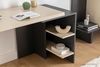 Stylish Study Desk, 120 x 60 x 73.6 cm, Beige & Anthracite | 100% Melamine Coated Particle Board, 18 mm Thick | Perfect for Home Office & Study Bild 4