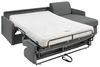 Vente-unique - CALIFE Sofa Stoff Grau - B 223 cm152 cm x H 85 cm x L 241 cm Bild 3